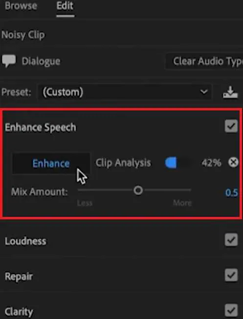 adobe premiere pro voice enhancer ai