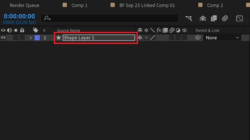 make sure using shape layer