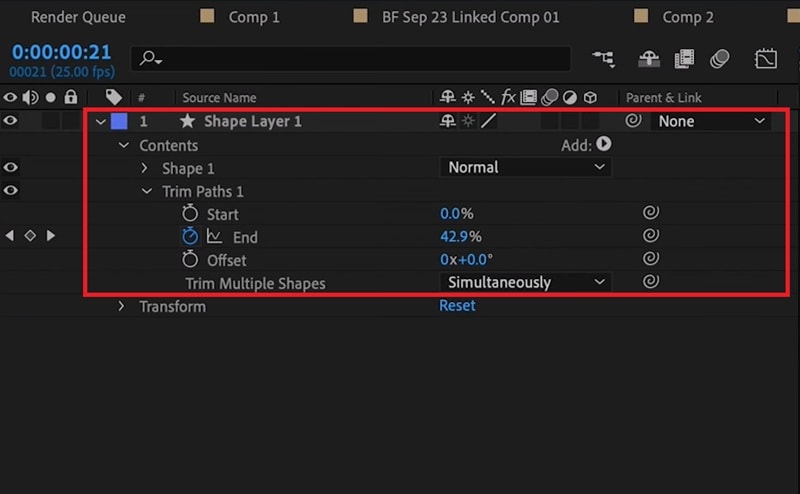 ensure trim path in the same group