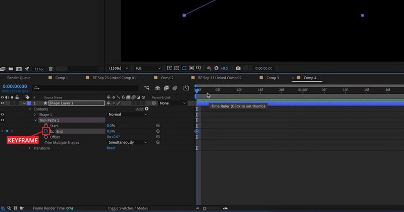 set trim path settings