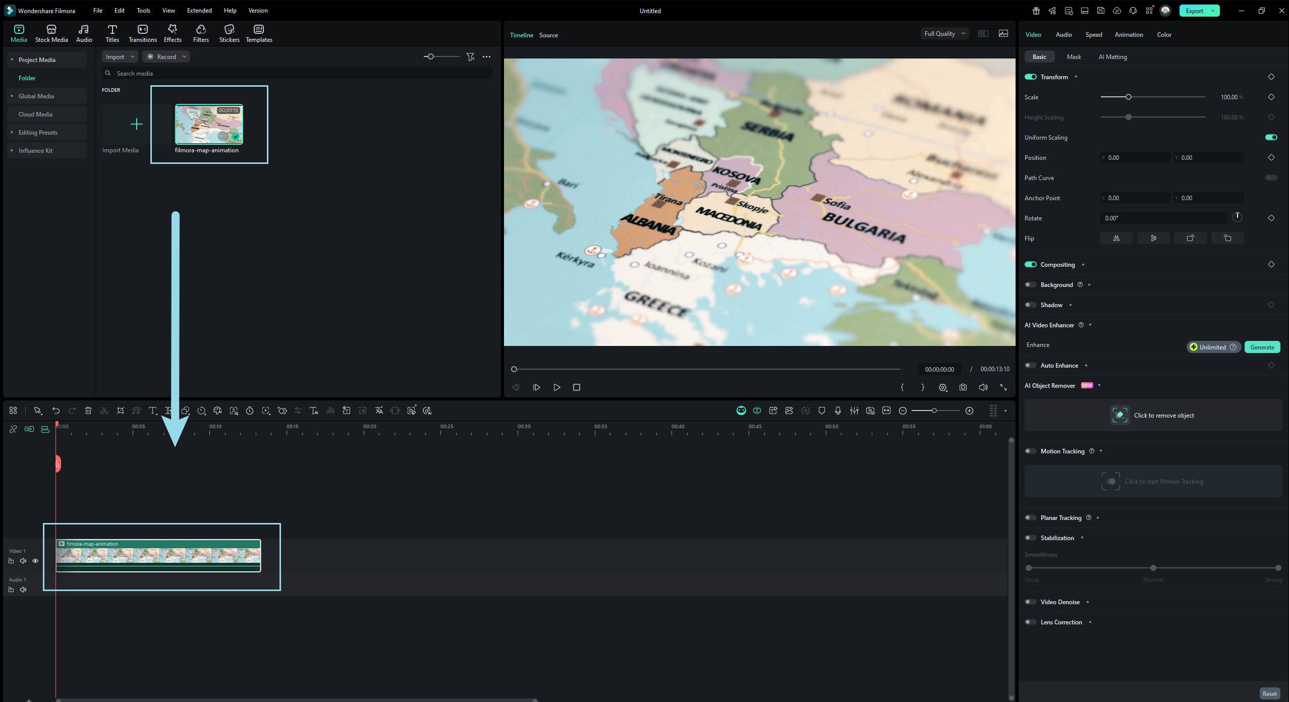 import world map background