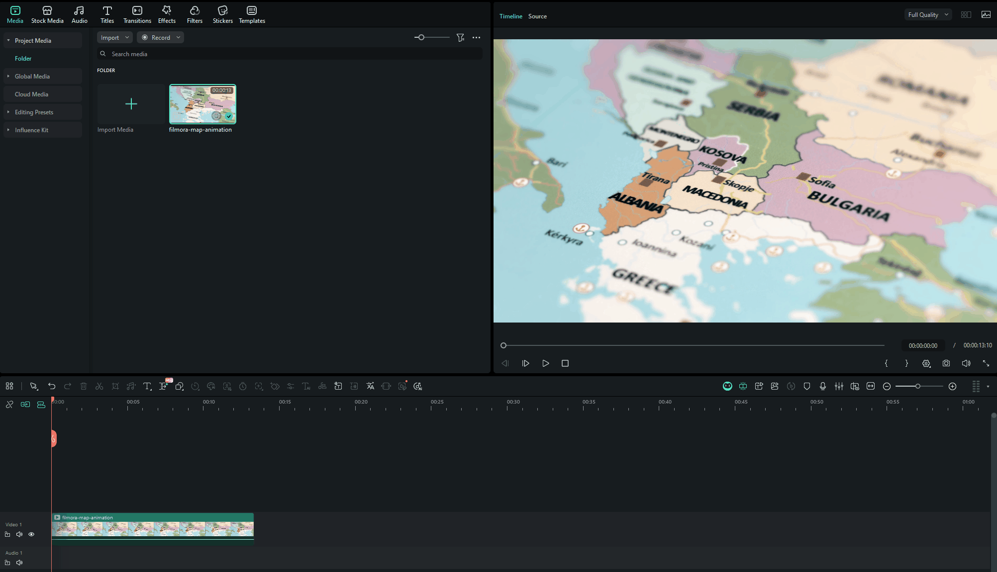 draw travel path with pen tool
