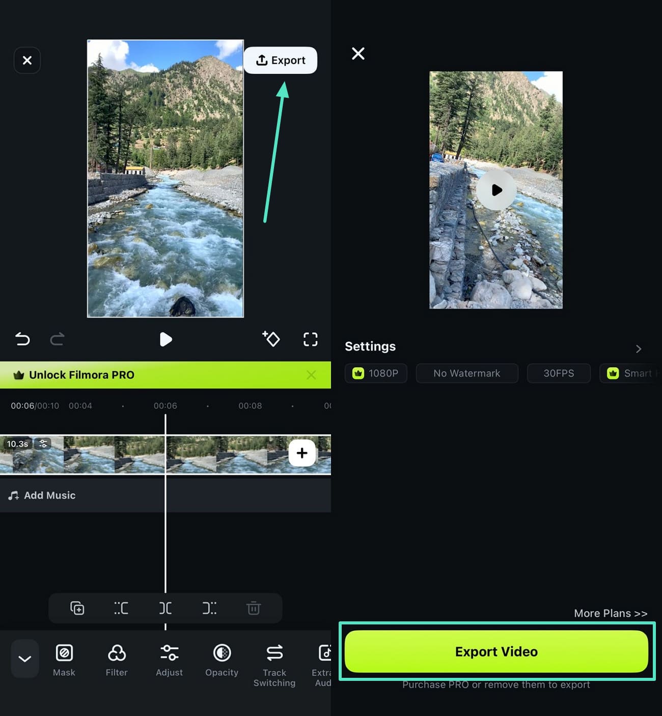 export video to device