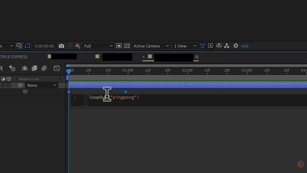 after effects loop ping pong