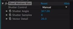  after effects motion blur