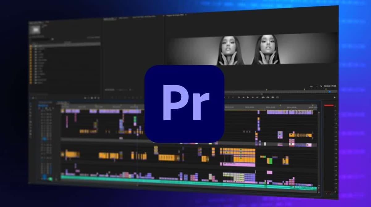 adobe premiere pro logo cover photo