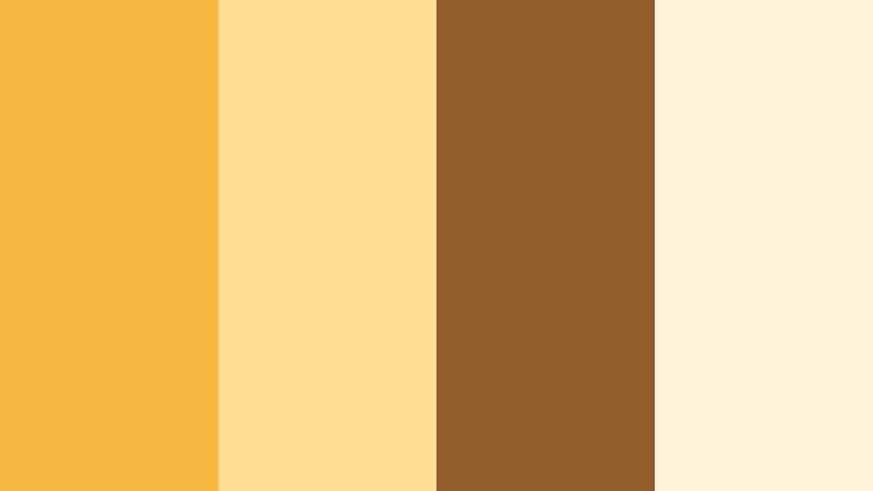 afternoon honey drizzle golden honey color palette with hex codes