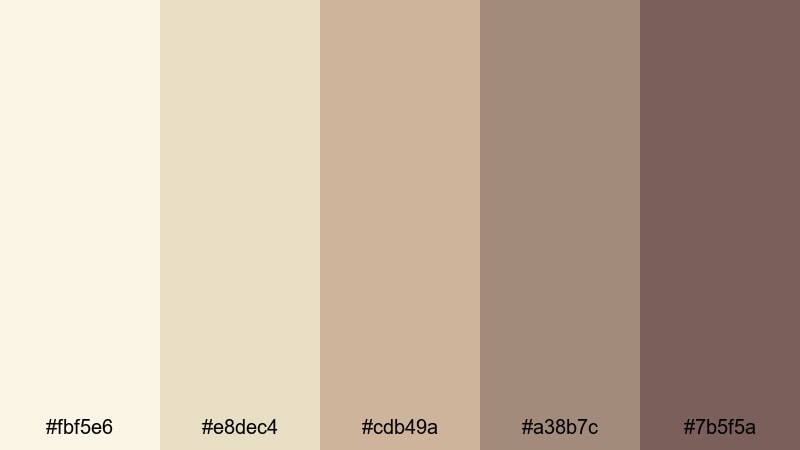 aged storybook pages fairy tale color palette with hex codes