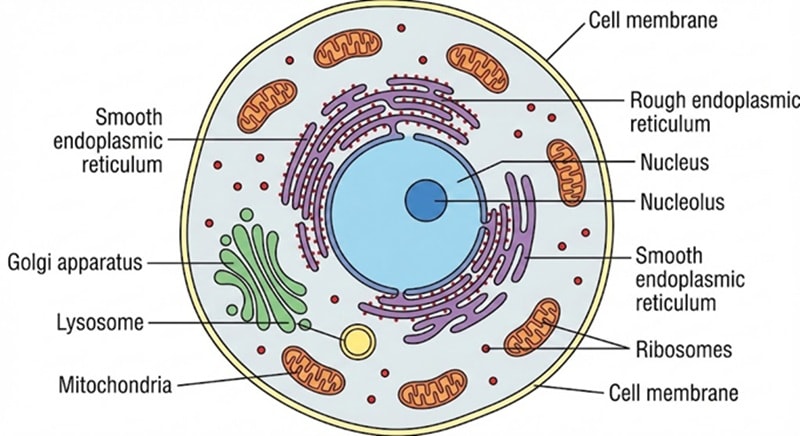 illustration de cellule générée par IA