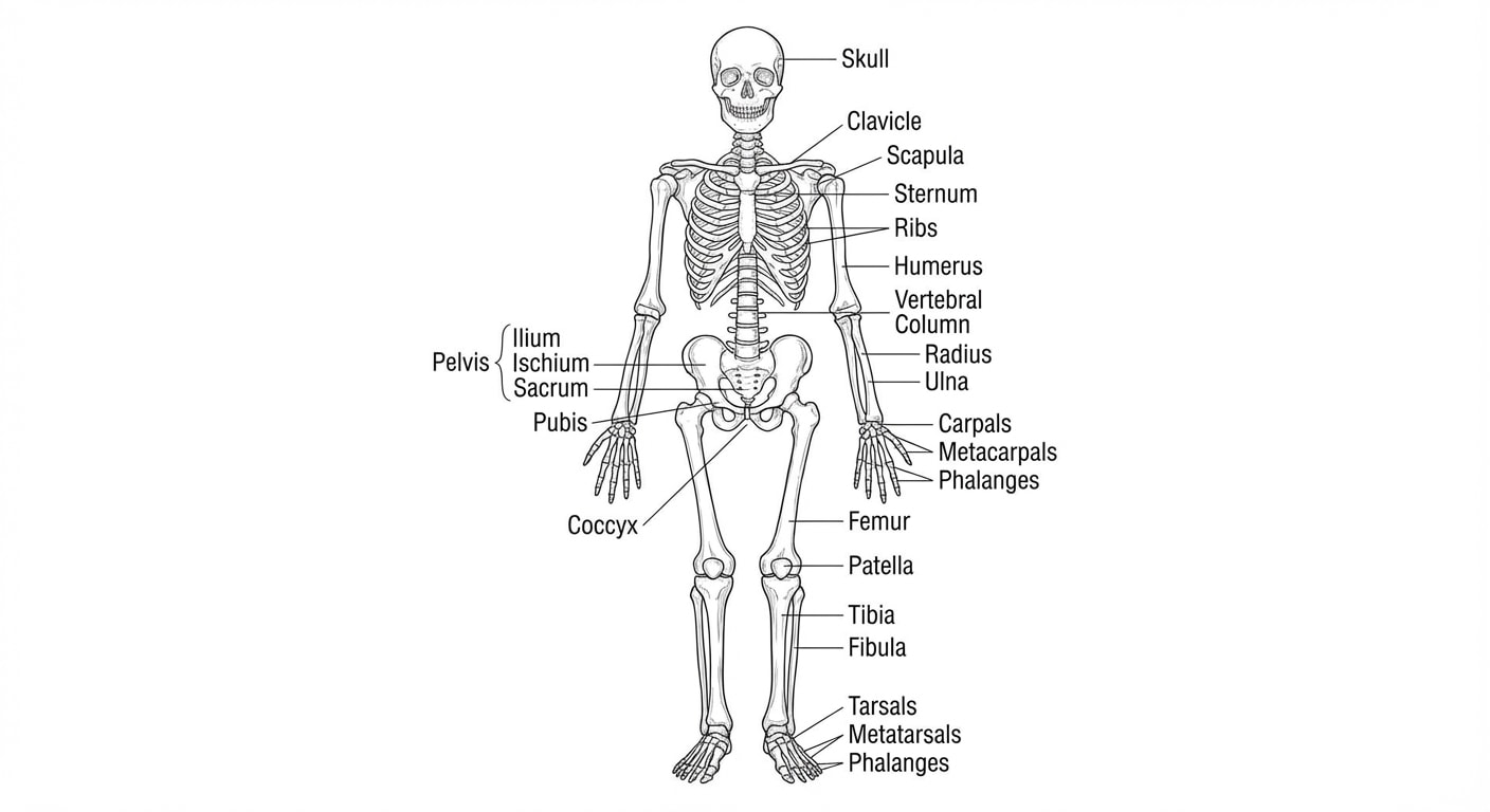 systèmes anatomiques humains générés par IA