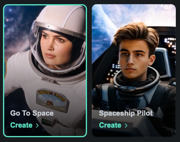 filmora ai astronaut
