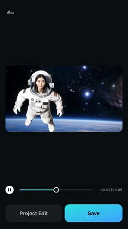ai astronaut filmora app