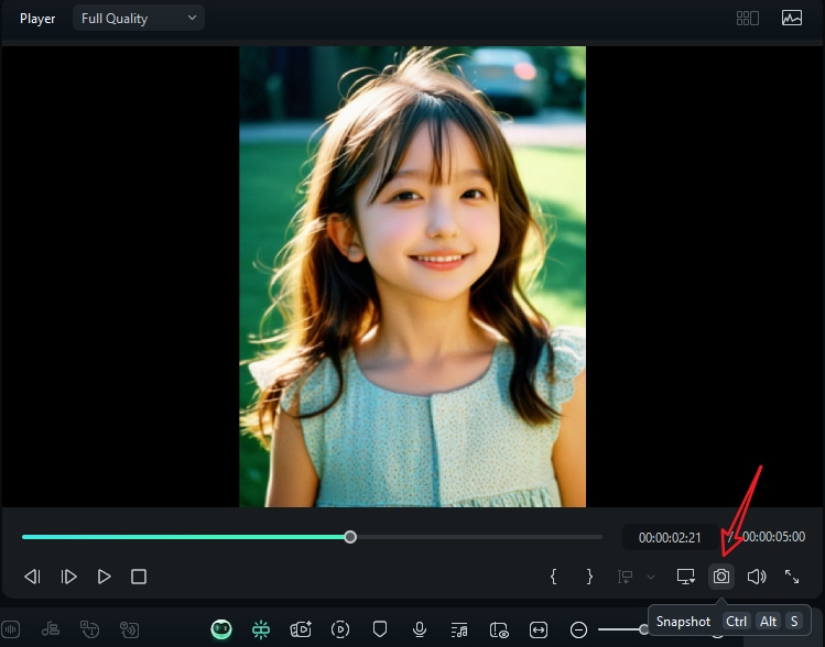 save the baby face filter result