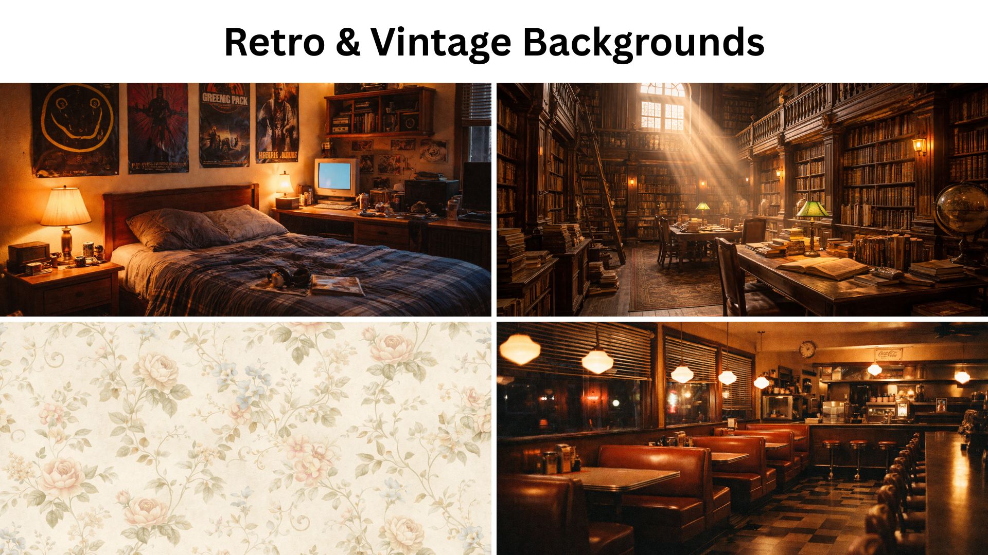 retro ai background prompts