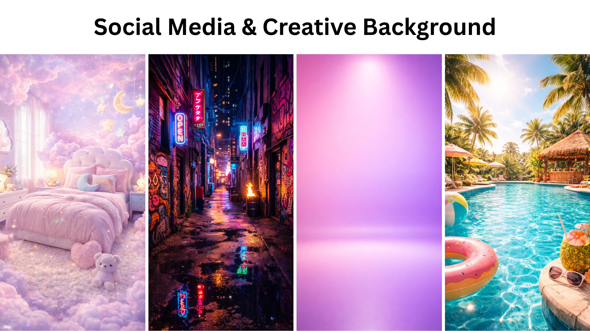 social media ai background prompts