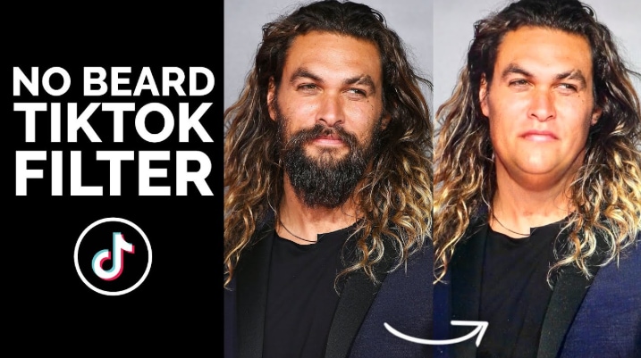tiktok no beard filter