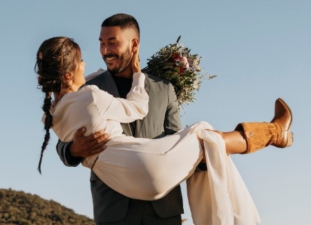 bride and groom