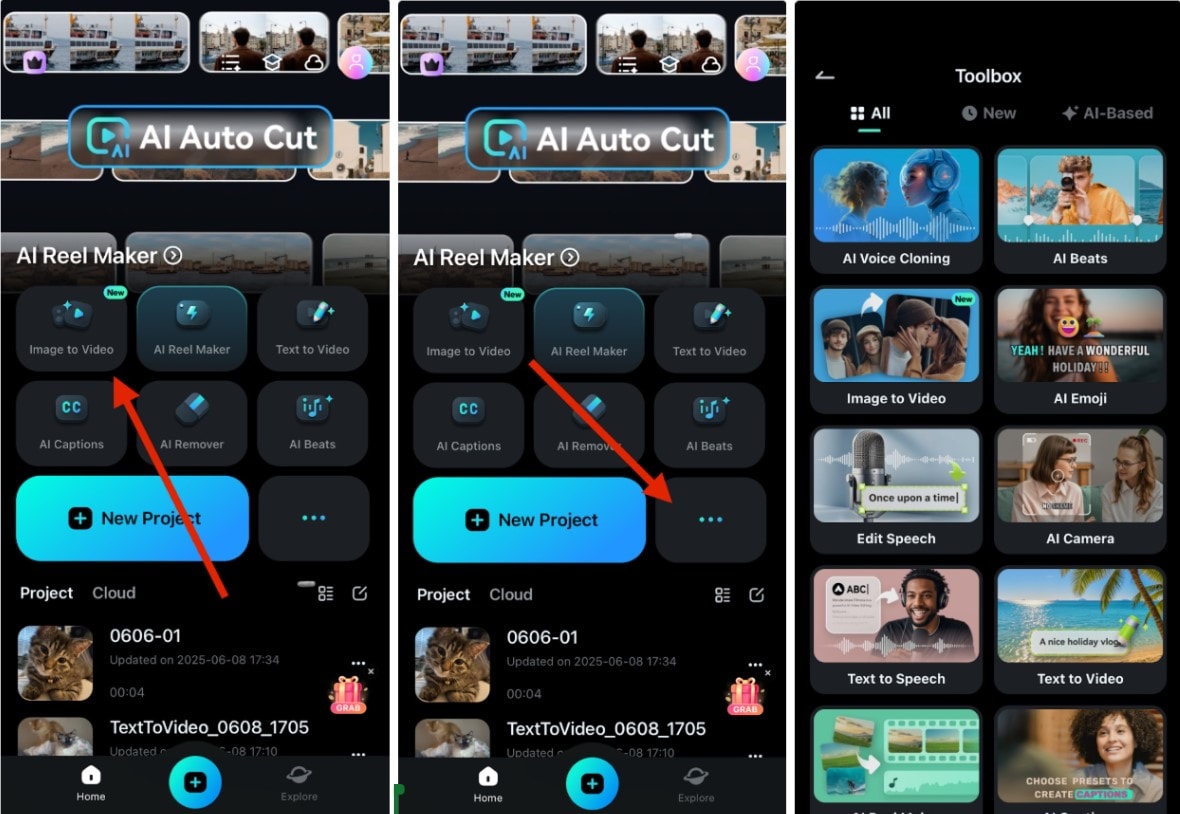 image to video navigation