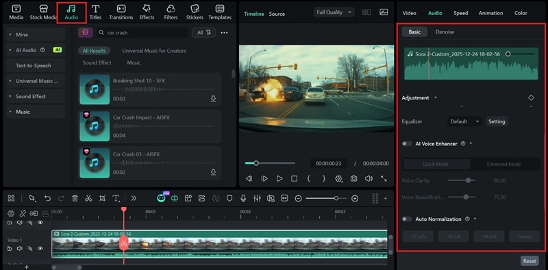 add car crash sound effects