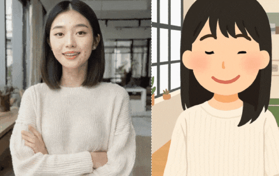 animated chibi character generator filmora app