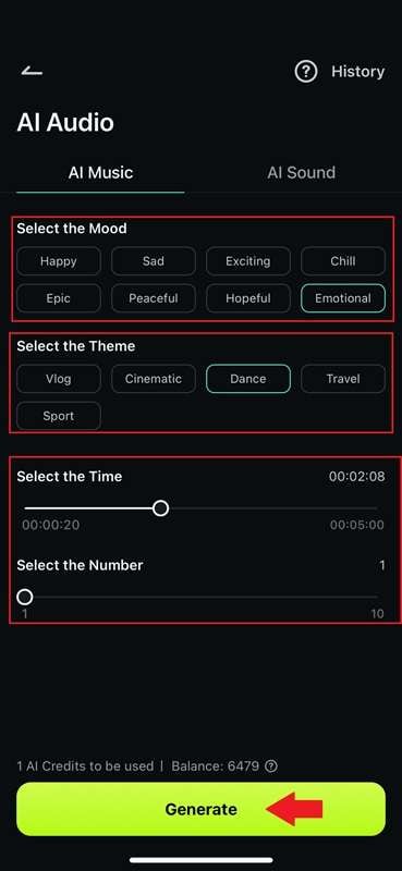 settings the ai audio