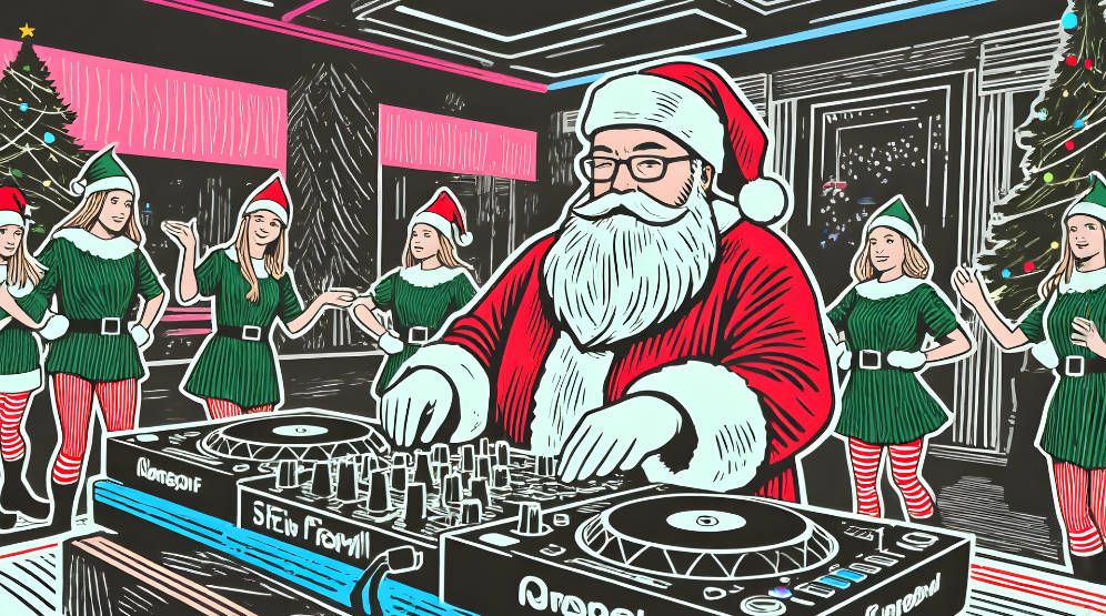 hand-drawn line drawing style