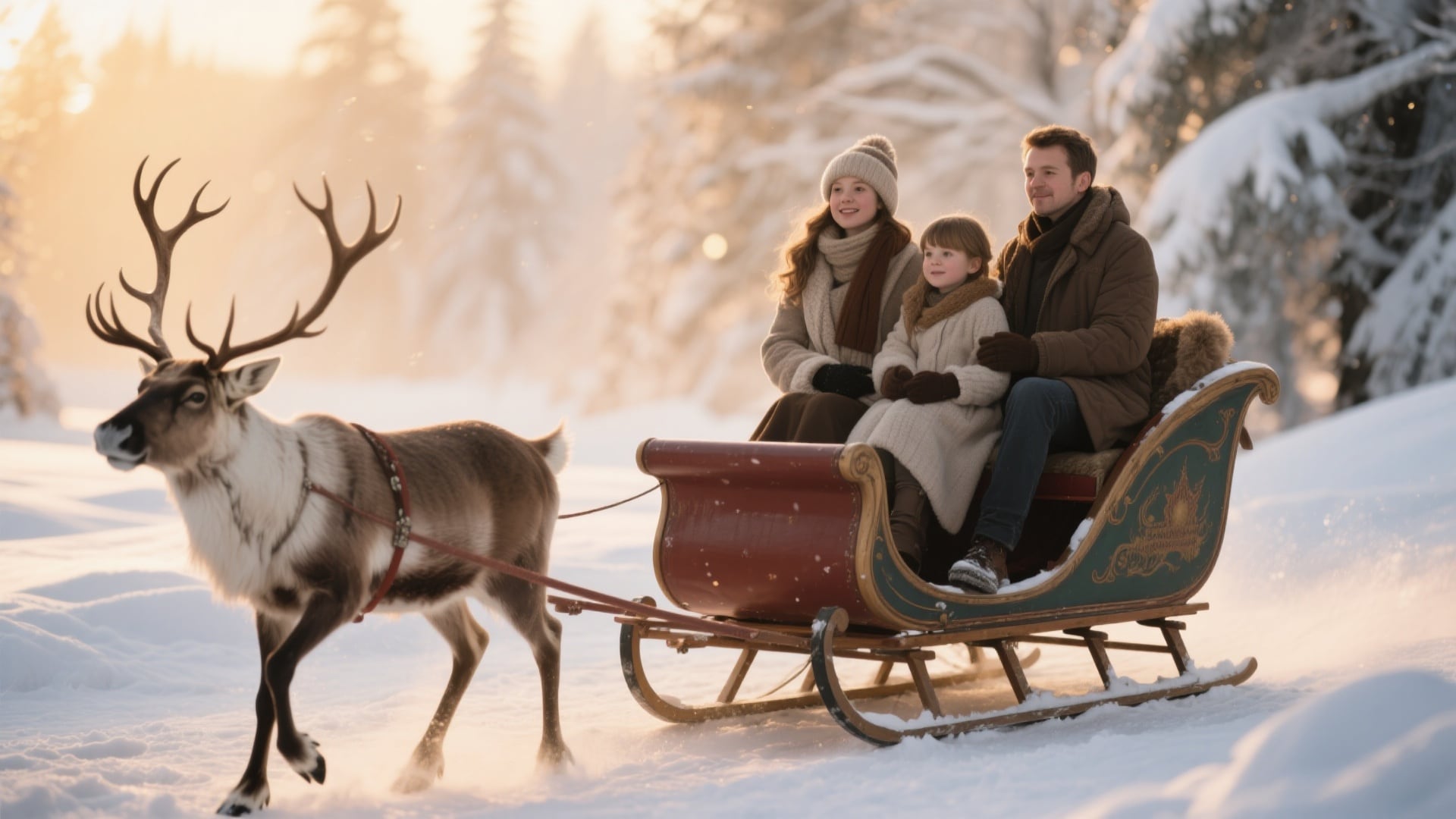 Christmas family potrait