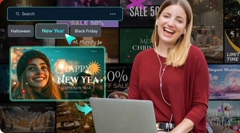 video templates in filmora