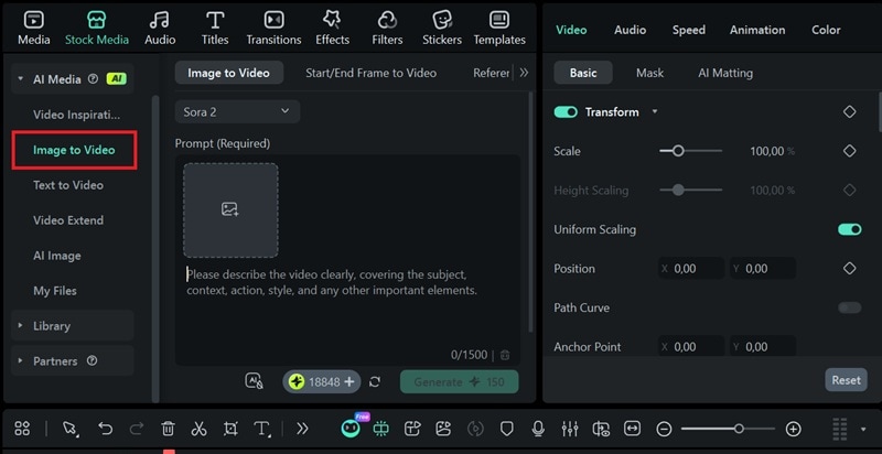 select image to video