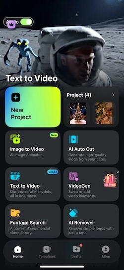 filmora ai text to video