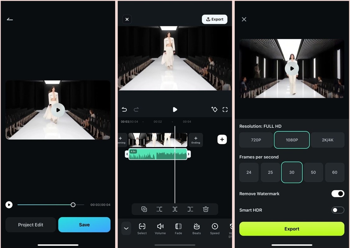 enhance and export the result