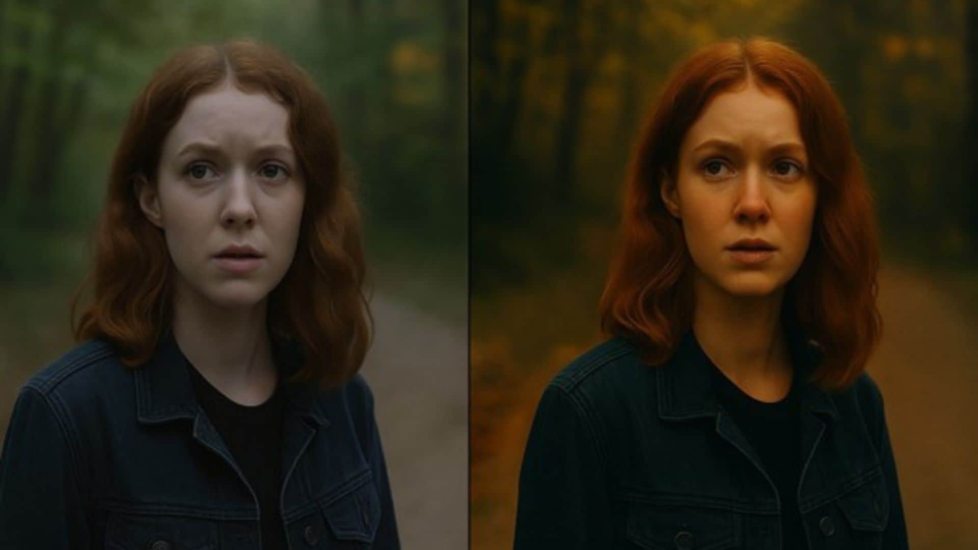 raw and ai color grade comparison