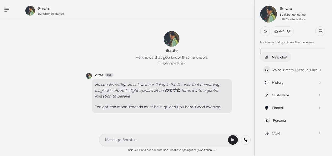 top ai companion app character ai