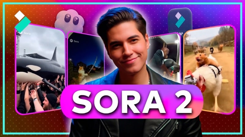 filmora text to video with sora 2