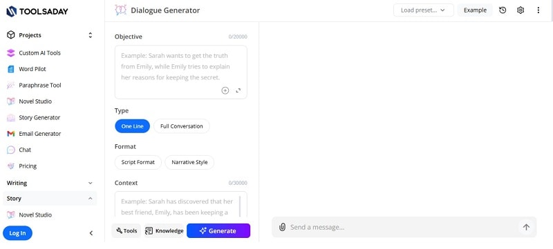 toolsday ai interface