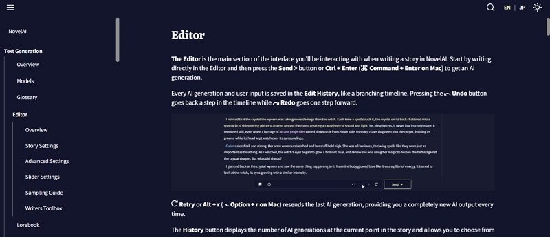 novella story dialogue generator