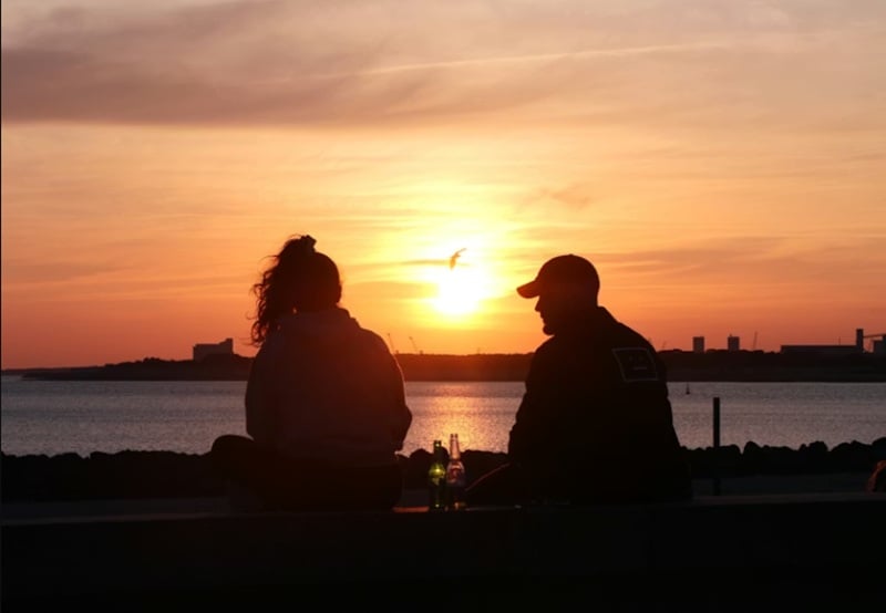 prompt for ai dialogue sunset confrontation