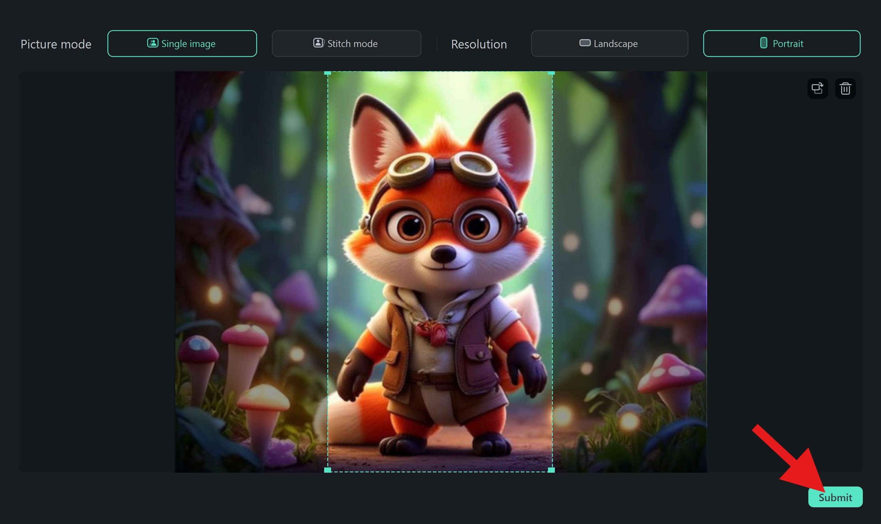 click to upload disney ai snapshot