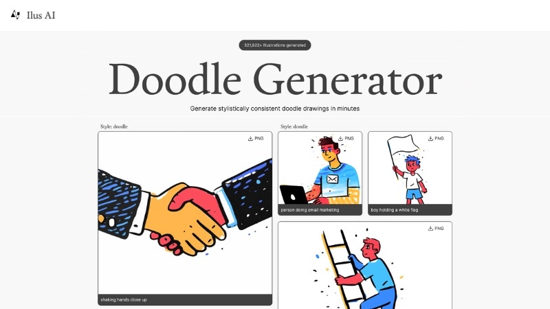 ilus ai doodle generator from text