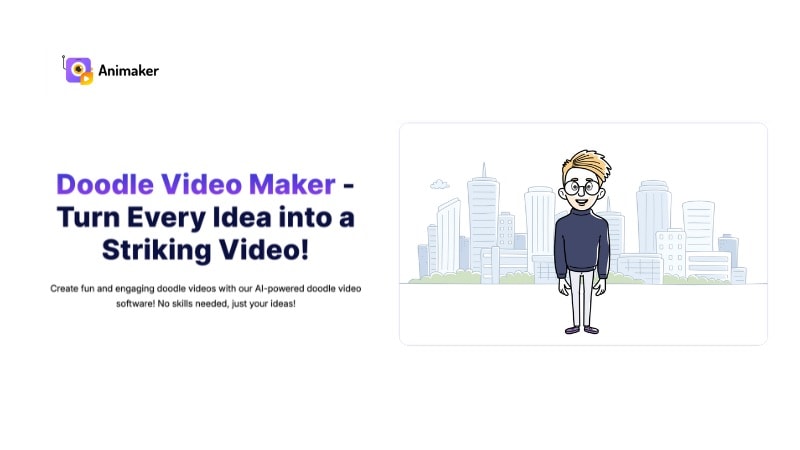 animaker ai doodle video generator free