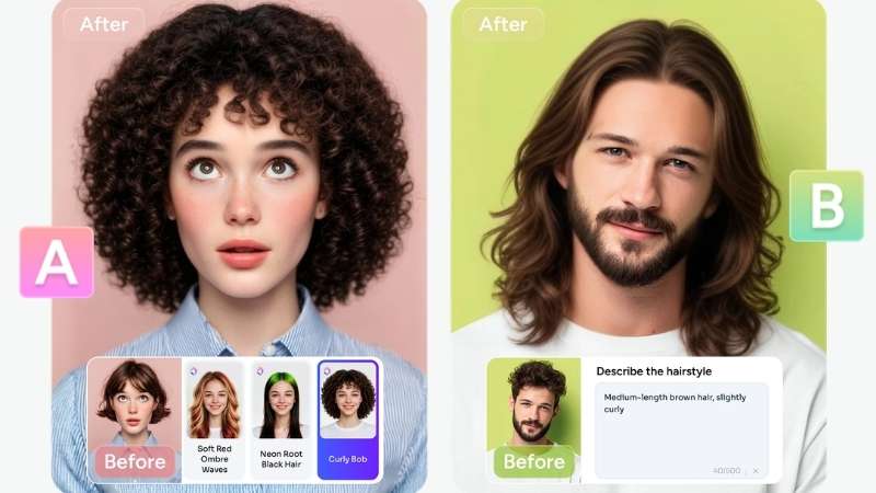aiease hairstyle changer