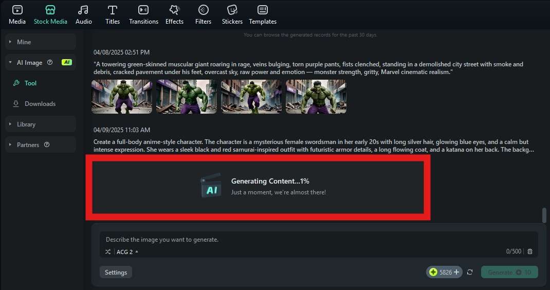 wait for the ai image feature 