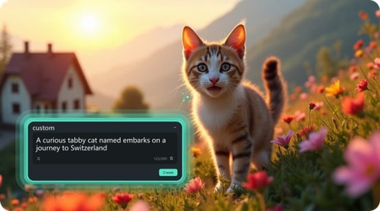 filmora text to video
