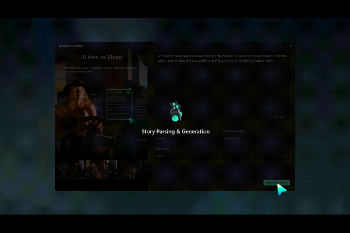 ai generate video step2