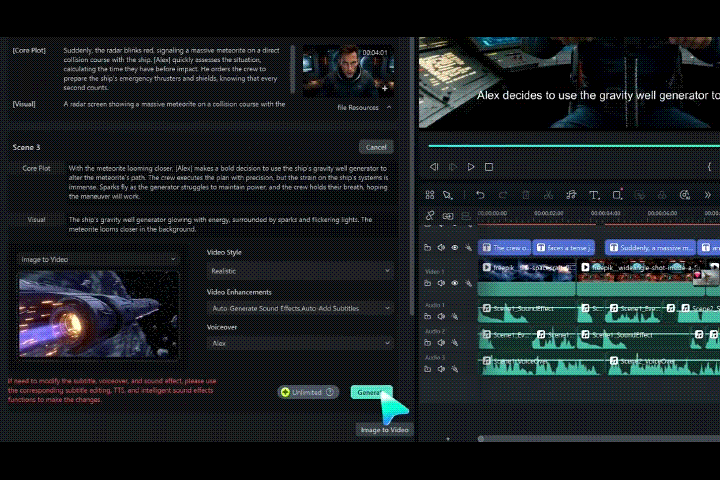ai generate video step4