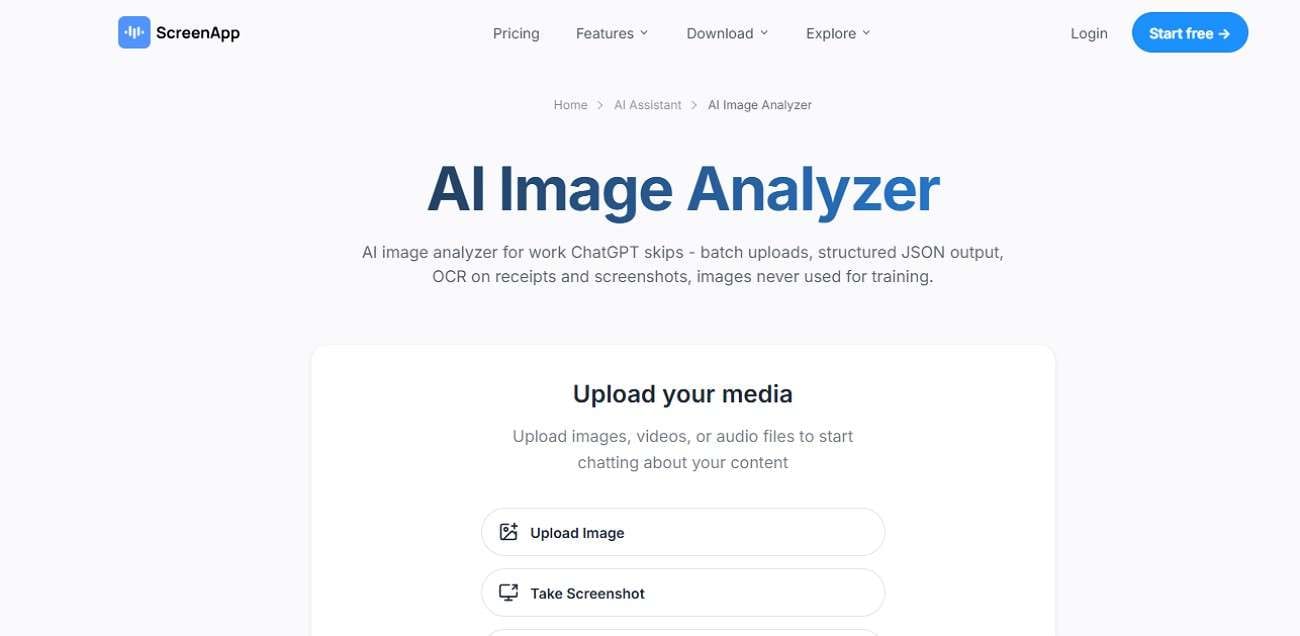 scream app image analyzer