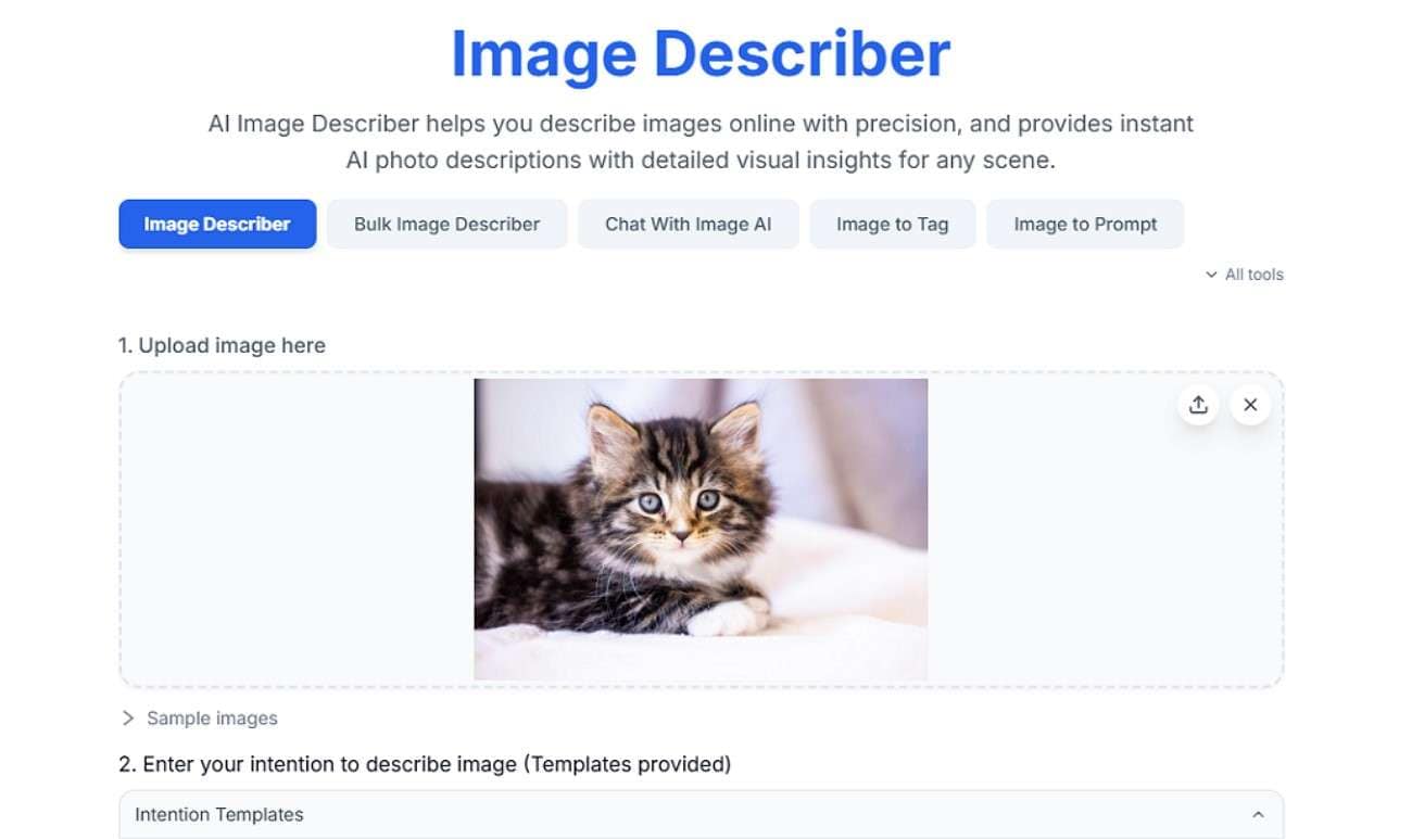 image describer online