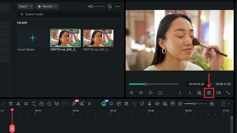 snapshot the enhanced image