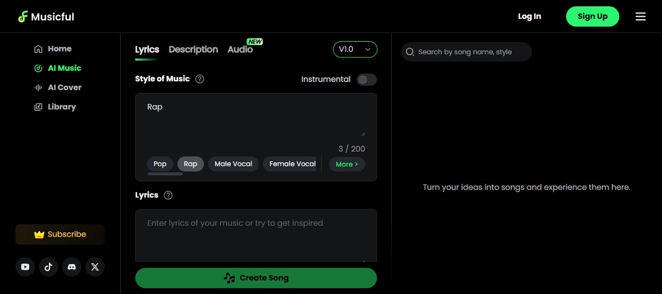 musicful ai jingle maker