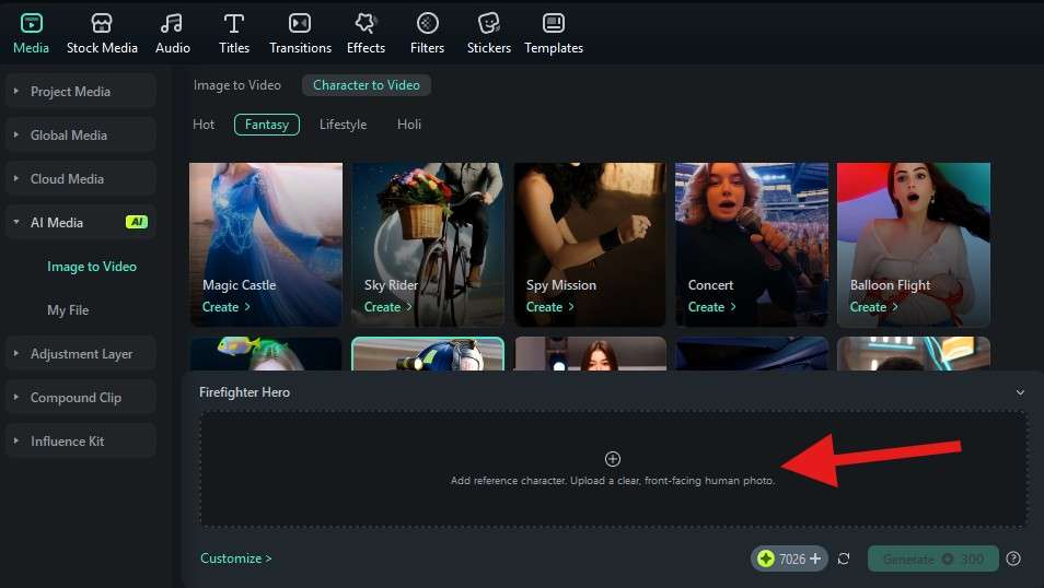 import image to video filmora desktop